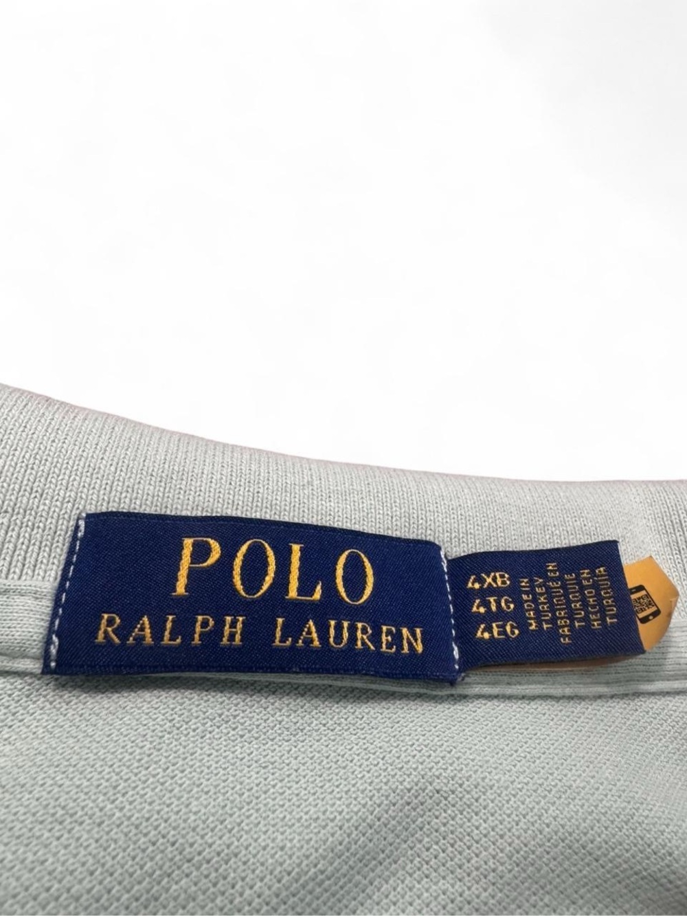 Polo ralph lauren big pony polo shirt embroidered mint green 4XL men’s RARE - Picture 3 of 7